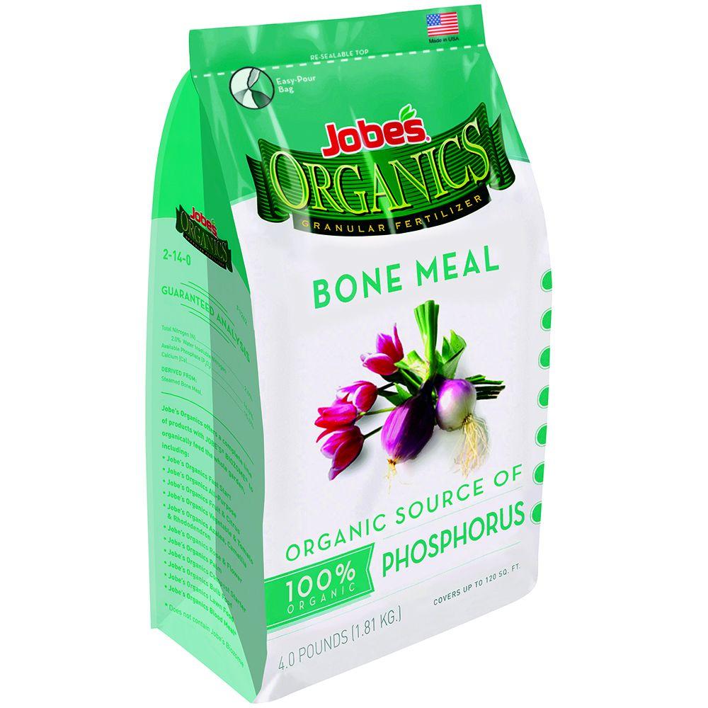 Organic 4 lb. Granular Bone Meal Fertilizer Jobes 100 Organic Easy