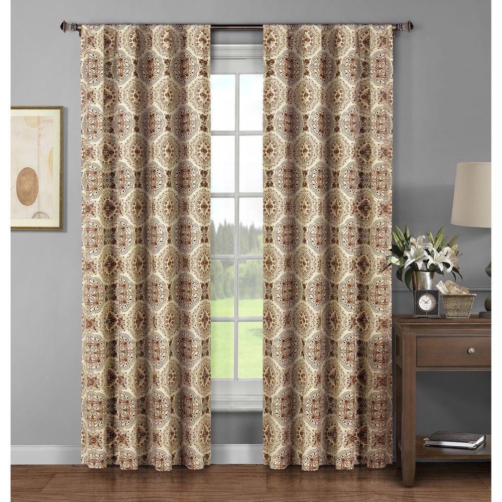 Window Elements Semi Opaque Ine Printed Cotton Extra Wide 96 In Window Elements Semi Opaque Ine Printed Cotton Extra Wide 96 In L Rod Pocket
