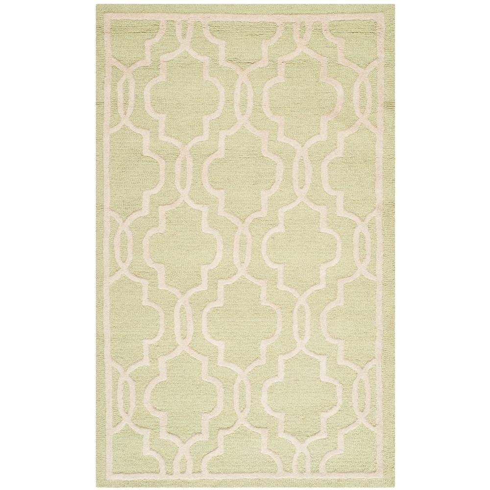 Safavieh Cambridge Light Green Ivory 2 Ft X 3 Area Rug Cam131b Safavieh Cambridge Light Green Ivory 2 Ft X 3 Area Rug