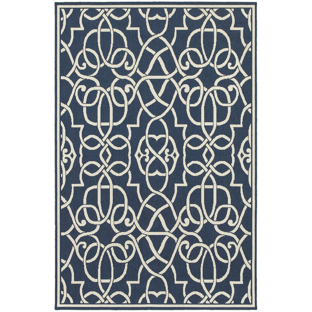 Green 7 X 9 Area Rugs The Home Depot Ballad Navy 7 Ft X 10 Indoor Outdoor Area Rug