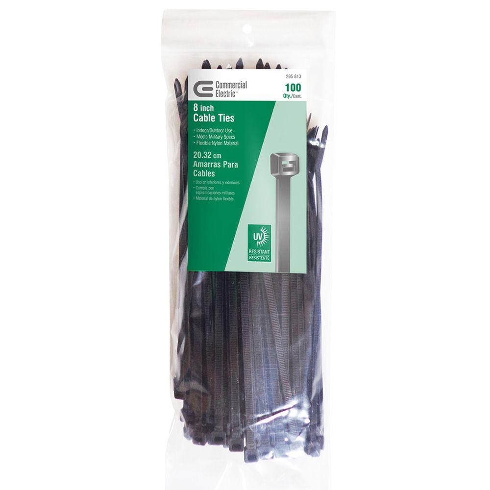Commercial Electric 11 in. Stainless Steel Tie (10-Pack)-MLG-300ST ...