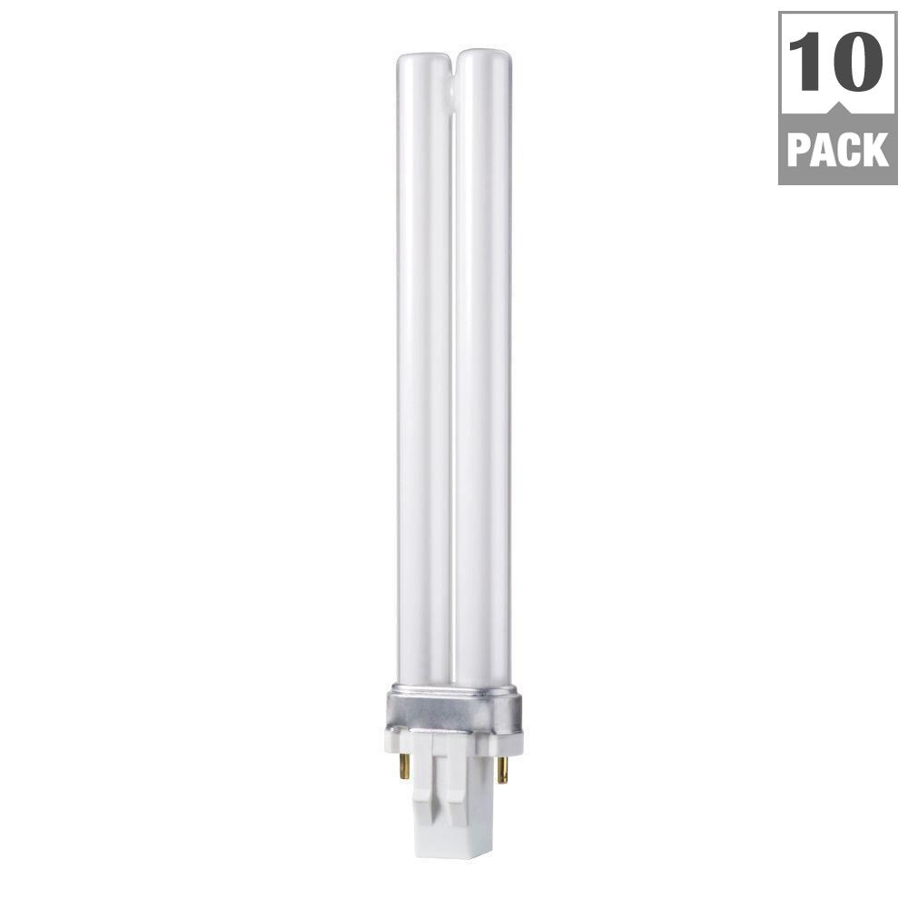Philips 13Watt GX23 CFLni 2Pin Light Bulb Cool White (4100K) (10Pack