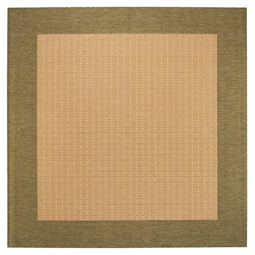 Home Decorators Collection Pueblo Design Green/Natural 8 ft. x 11 ft