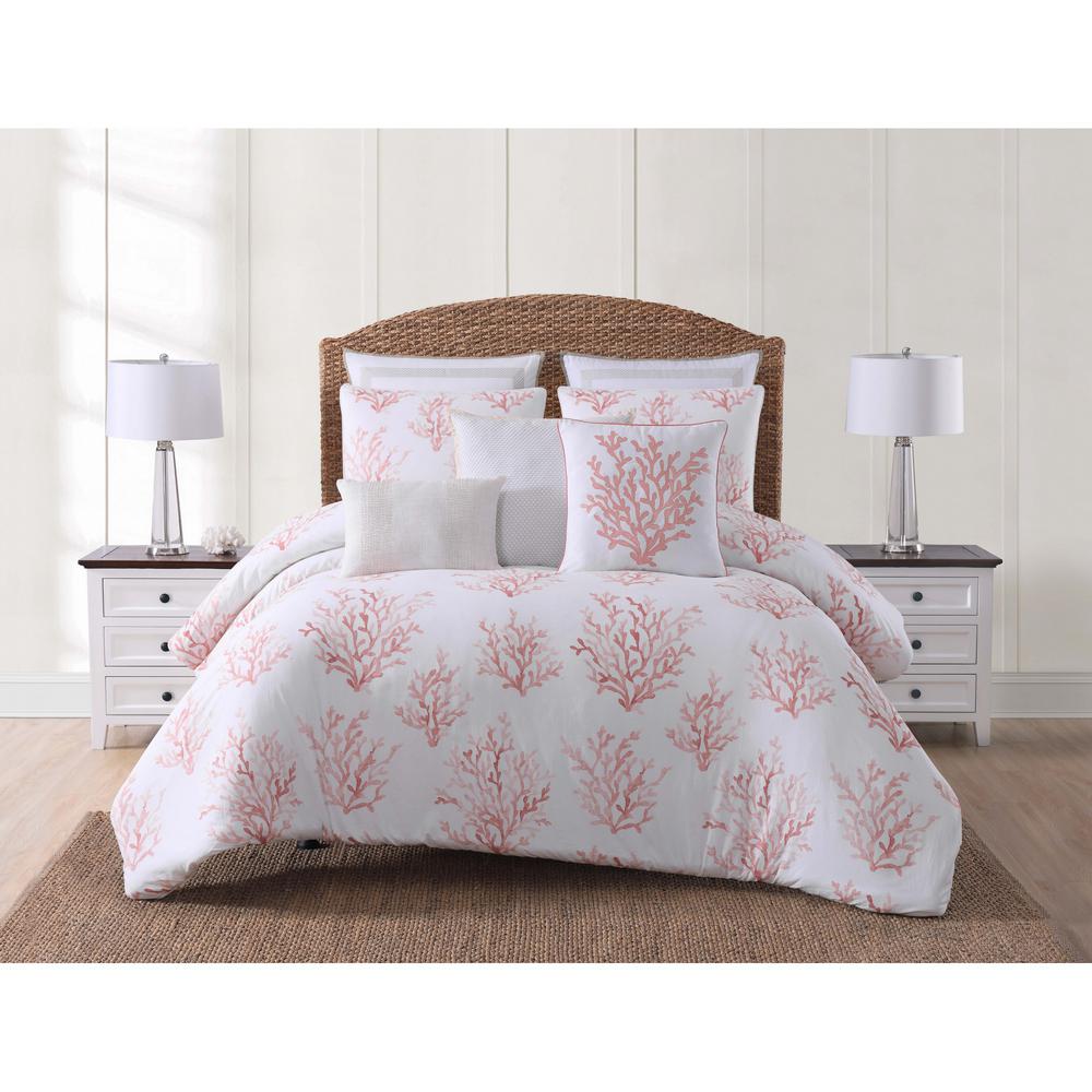 coral quilt bedding