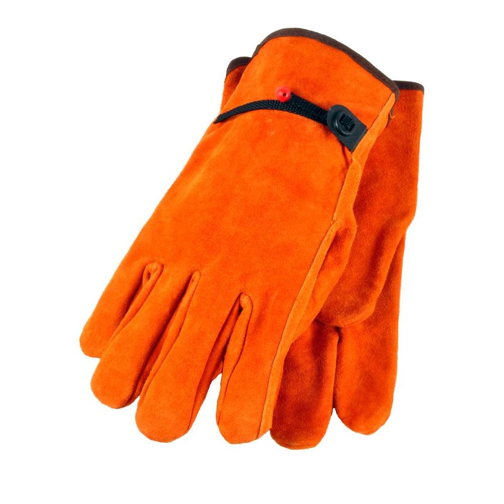 G & F Straight Large Thumb XLarge Split Cowhide Leather Gloves with