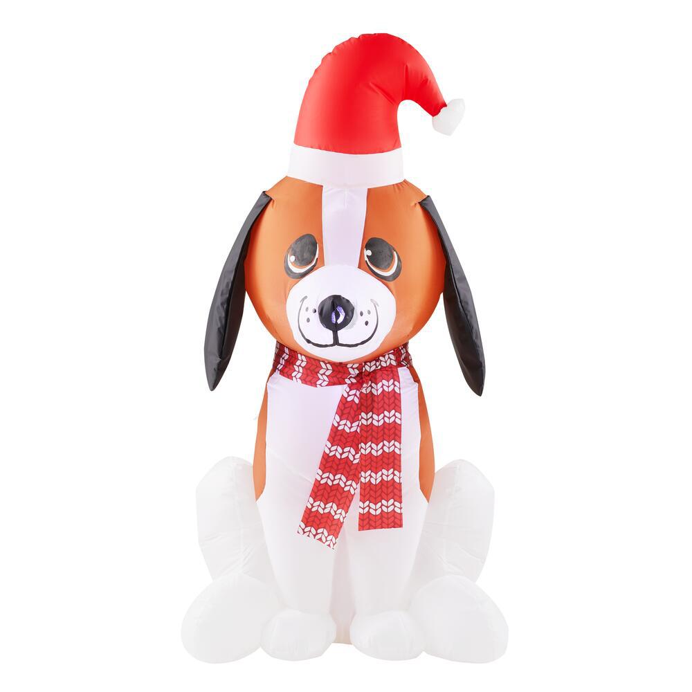 christmas dog inflatables