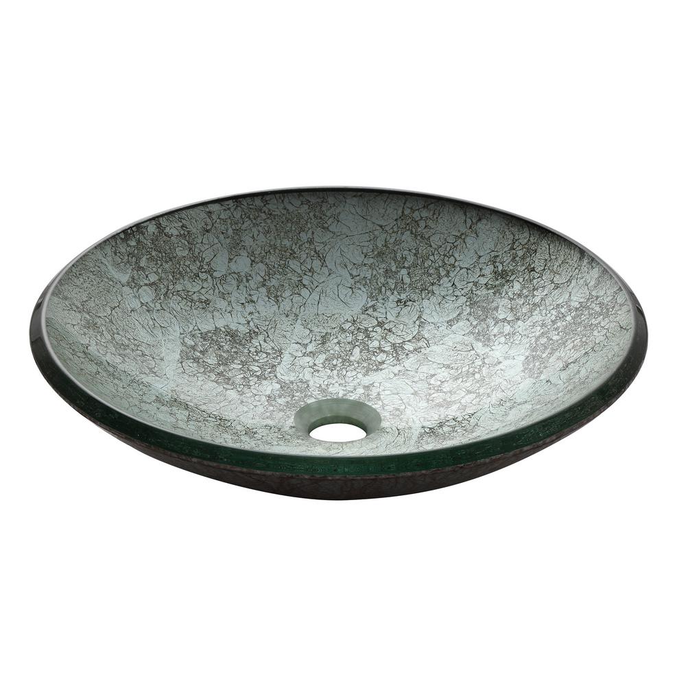 Avanity Vessel Sink in Metallic SilverGVE480MSI The Home Depot