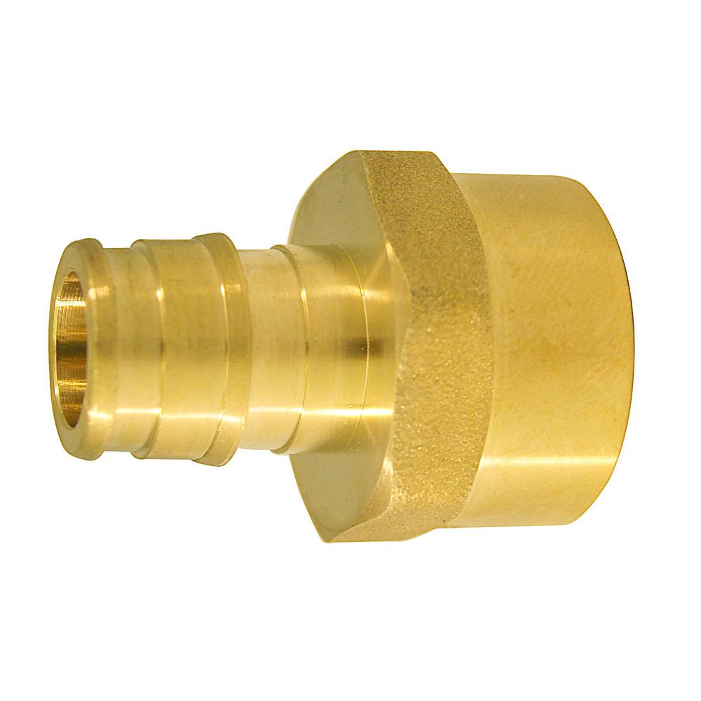 Apollo 4008427 0.5 in. Brass PEX-A Barb x 0.5 in. FNPT Female Adapter&#44;