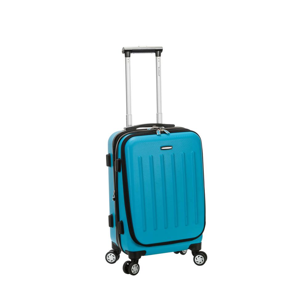 Rockland Expandable Titan 19 in. Hardside Spinner Laptop Carry-On Suitcase, Turquoise was $300.0 now $150.0 (50.0% off)