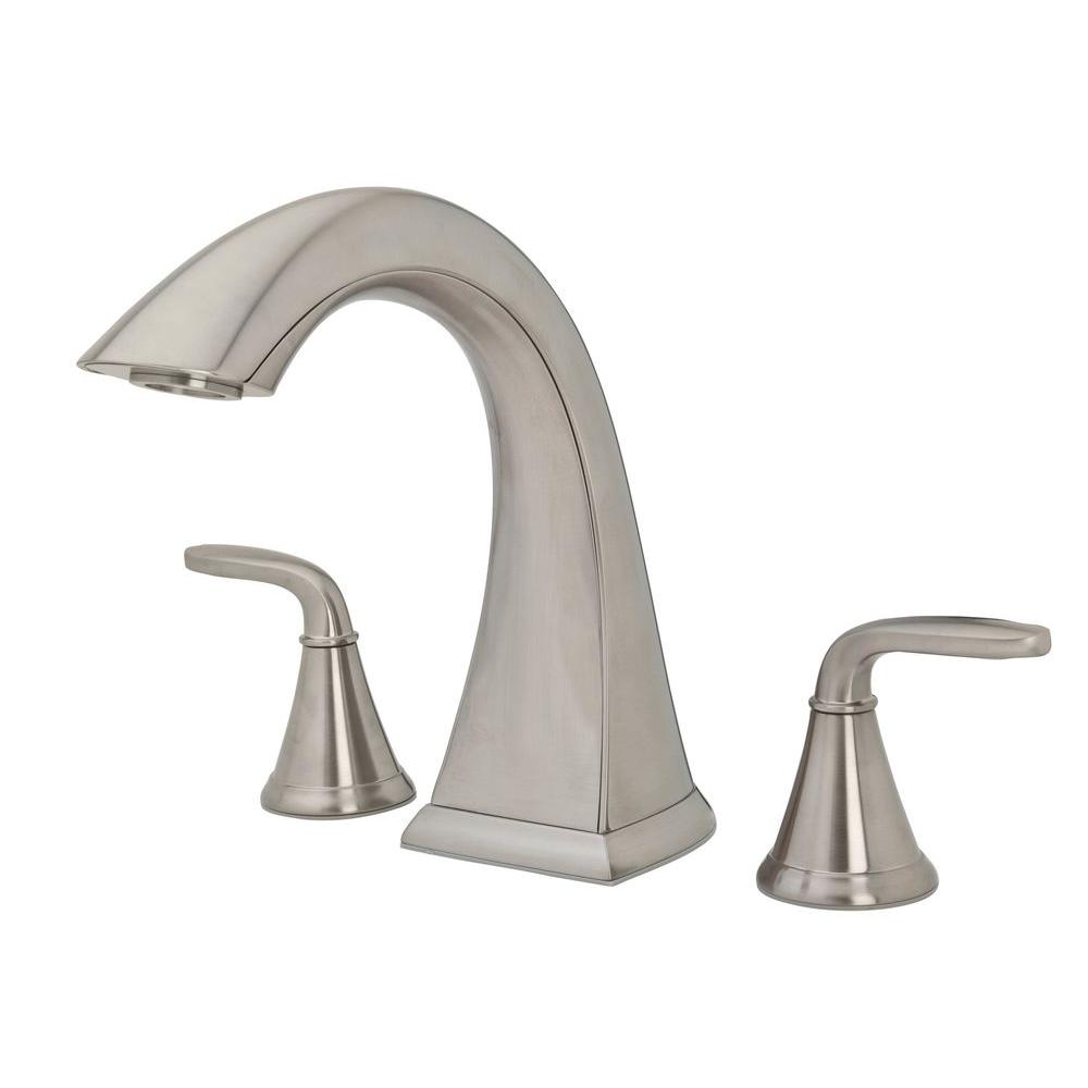 MOEN Banbury 2Handle DeckMount High Arc Roman Tub Faucet in Spot