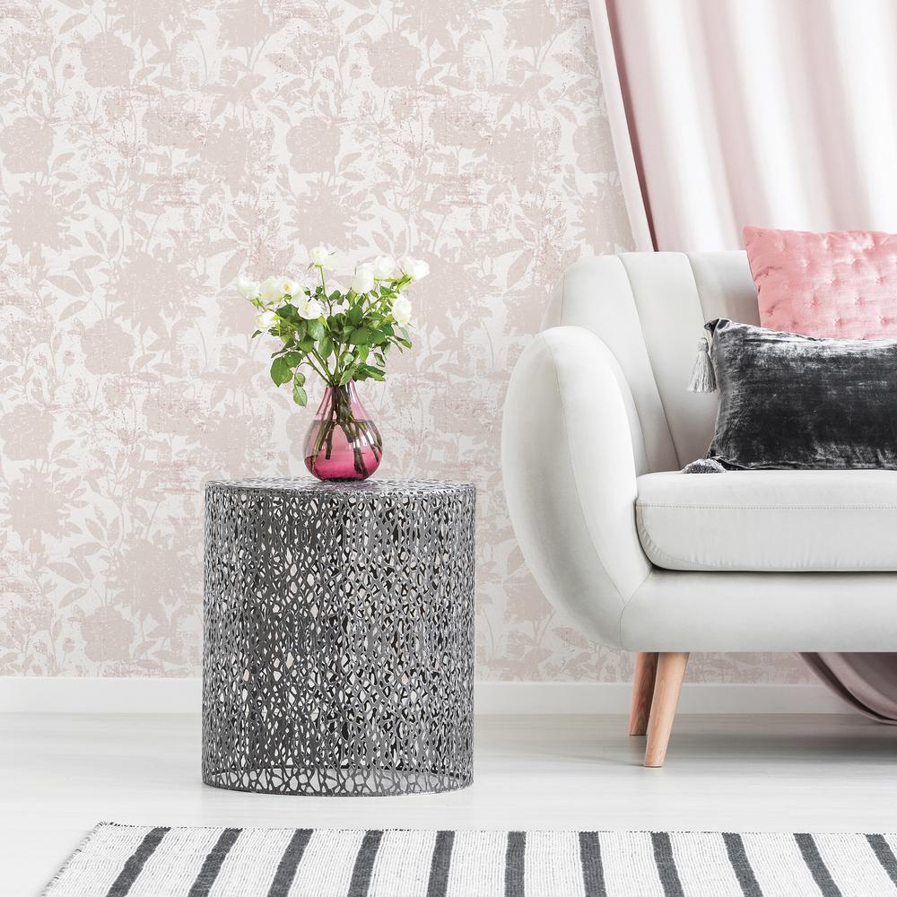 Tempaper Garden Fl Dusted Pink L And Stick Wallpaper 28 Sq Tempaper Garden Fl Dusted Pink L