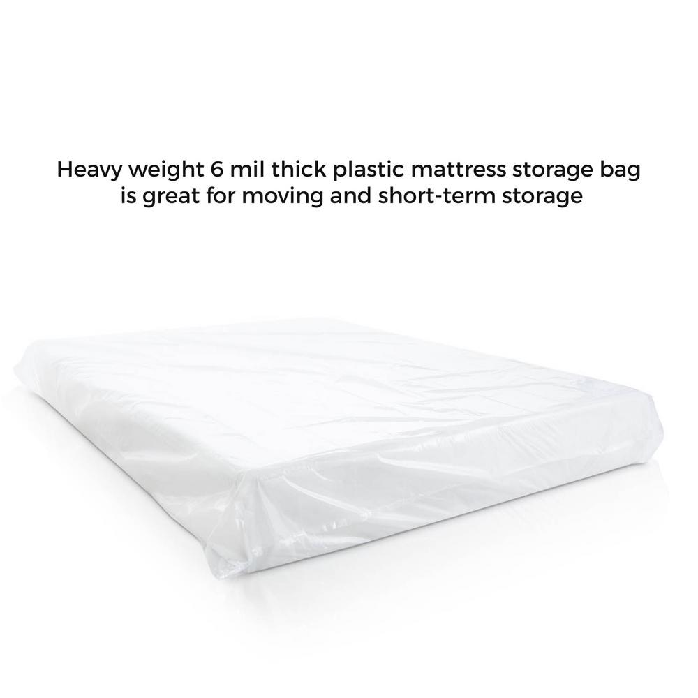 Linenspa Queen Size Extra Heavy Duty Sealable 6 Mil Mattress Bag Hdls6mqqmb The Home Depot Linenspa Queen Size Extra Heavy Duty, Queen Bed Mattress Storage Bag
