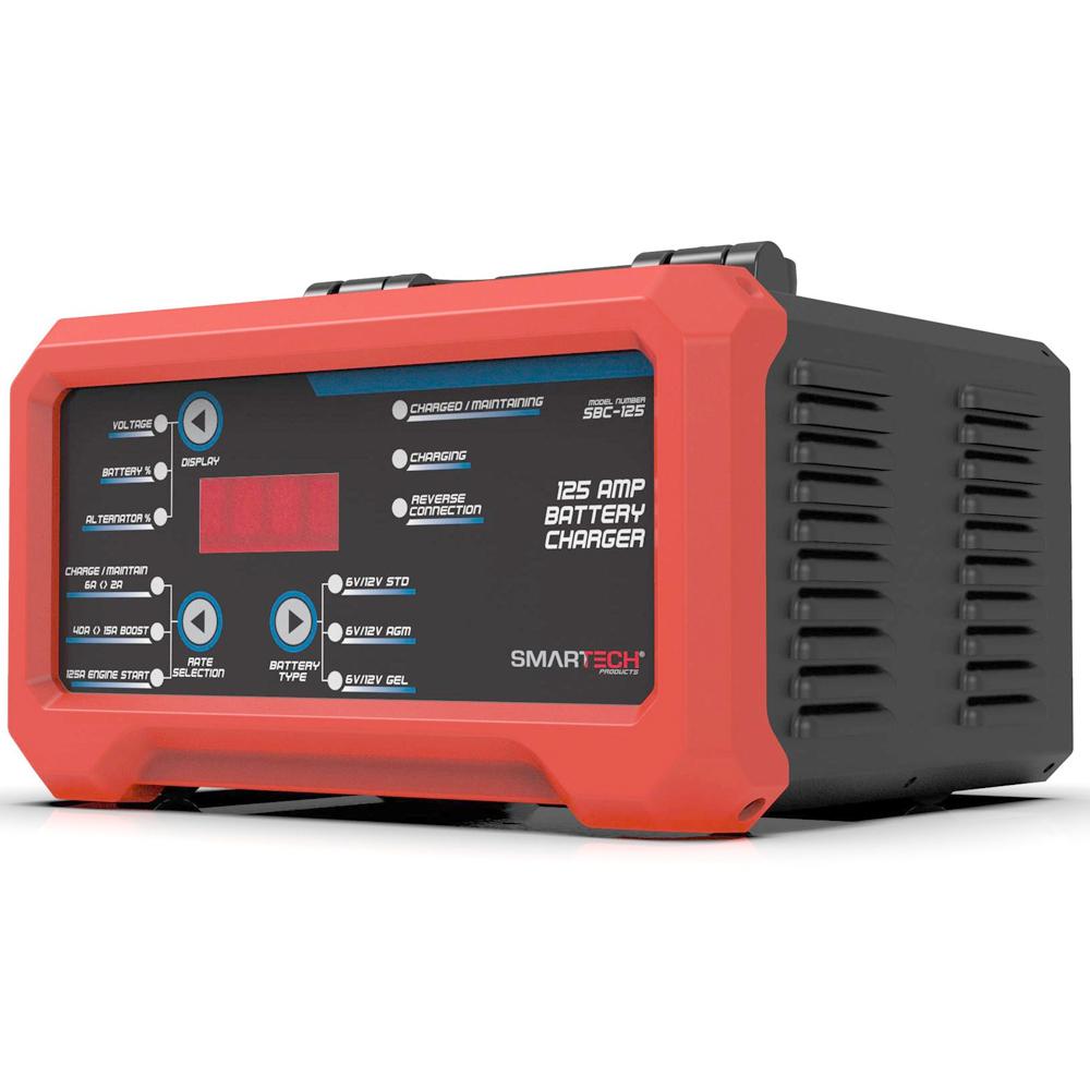 DEWALT 30 Amp Multi Bank Battery Charger with 80 Amp Engine Start