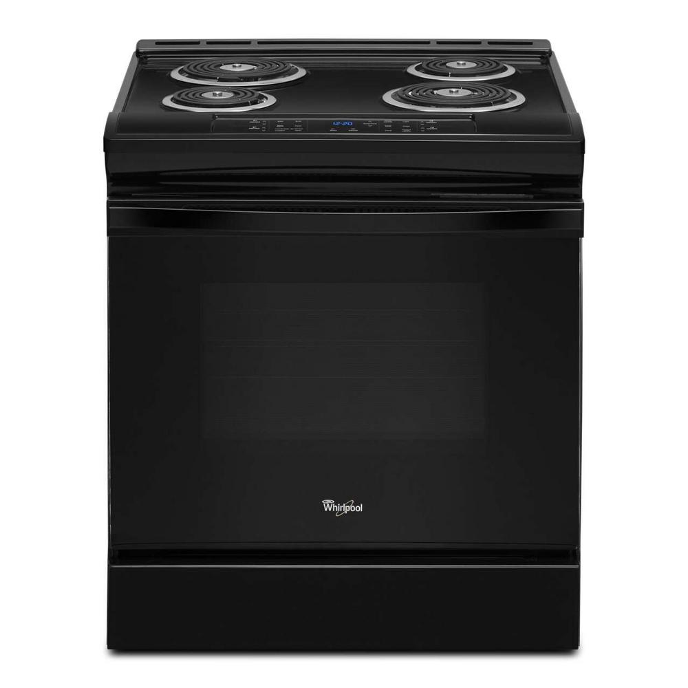 Whirlpool 18 in. Front Control Dishwasher in Black with Stainless Steel