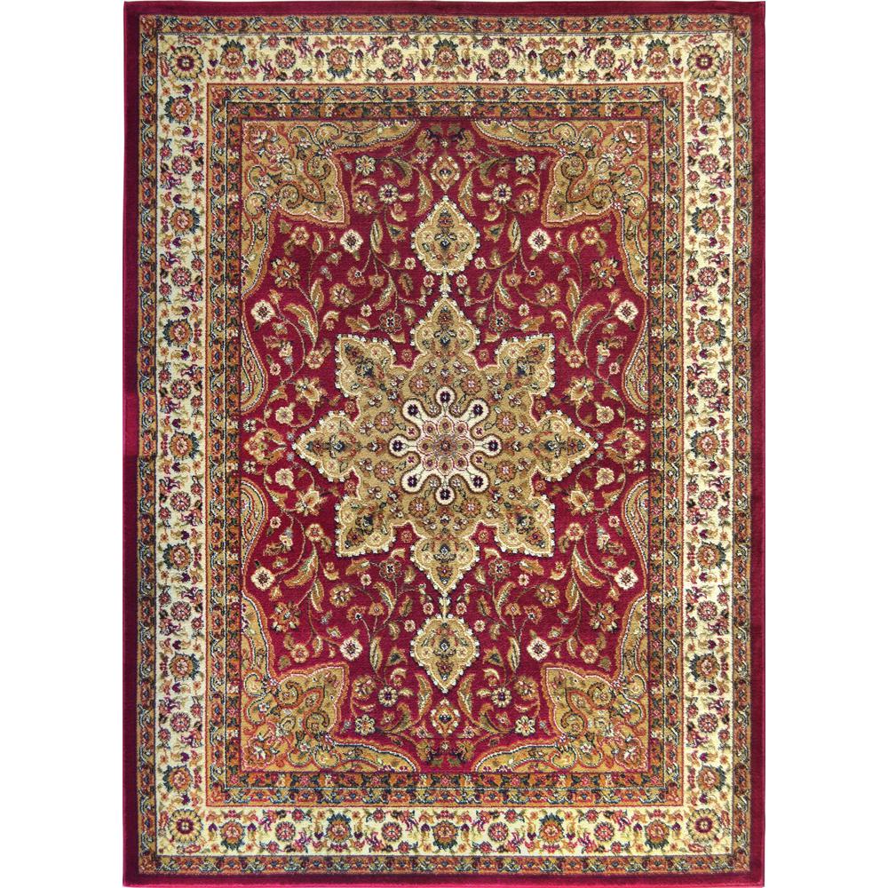 Home Dynamix Royalty Red 5 Ft X 7 Indoor Area Rug 2 8083 200 Home Dynamix Royalty Red 5 Ft X 7 Indoor Area Rug