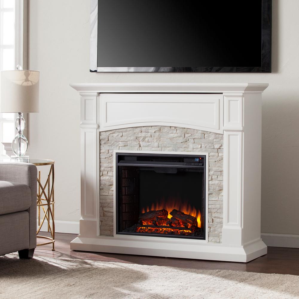 Southern Enterprises Conway 45 75 In Electric Fireplace Tv Stand