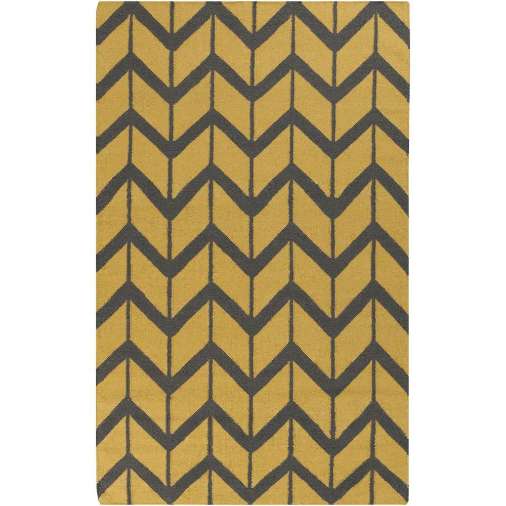 Surya Fallon Gold 5 Ft X 8 Indoor Area Rug Fal1088 58 The Surya Fallon Gold 5 Ft X 8 Indoor Area Rug