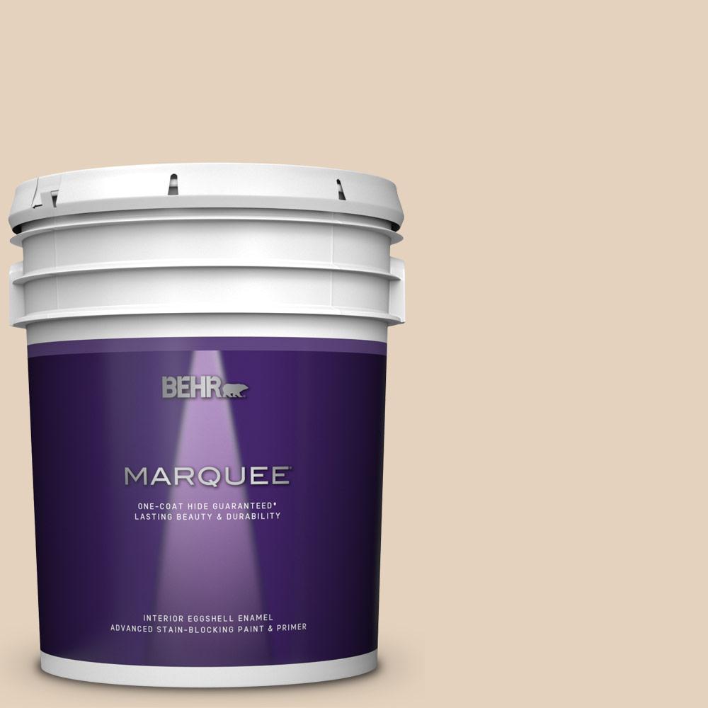 BEHR MARQUEE 5 gal. ICC21 Baked Scone Eggshell Enamel Interior Paint