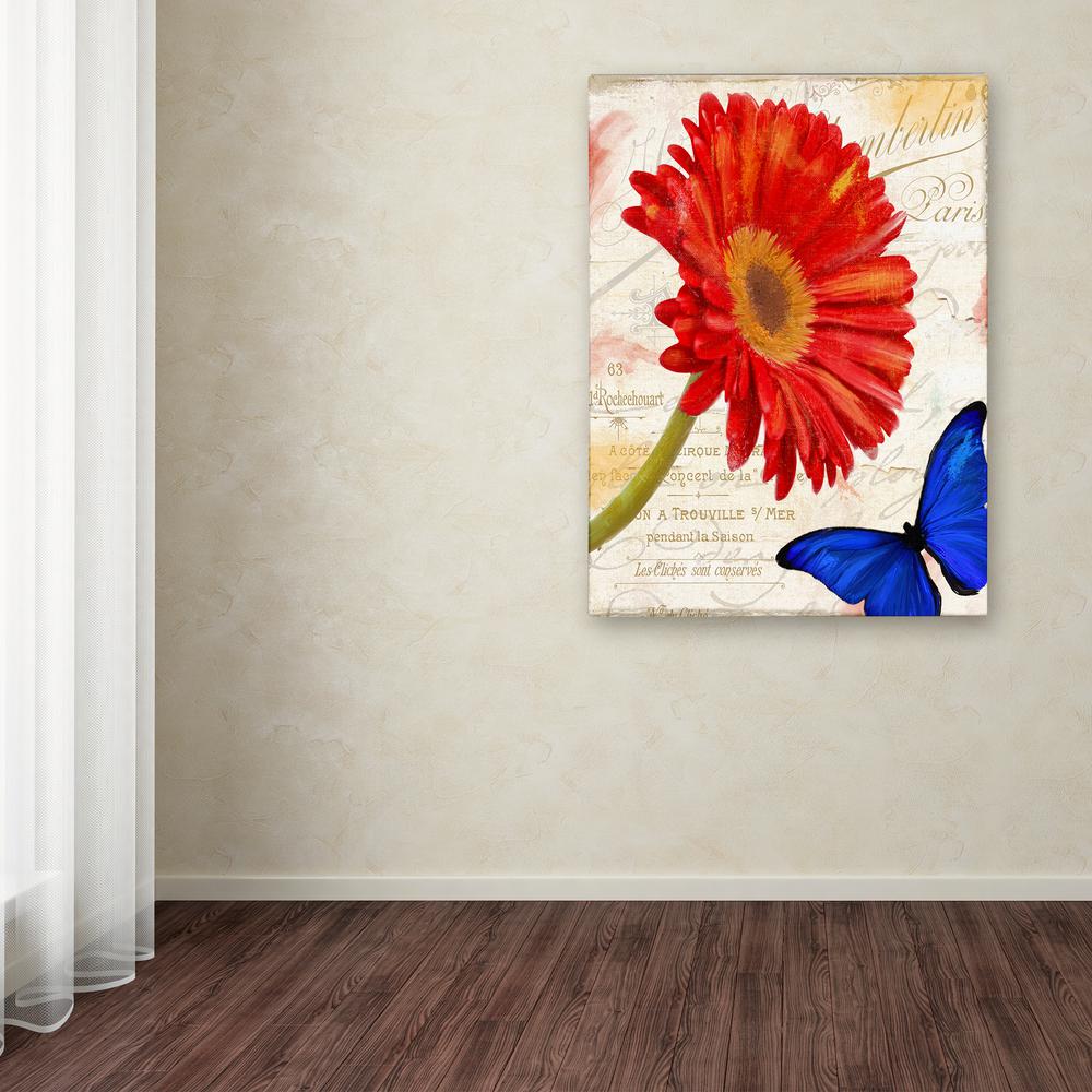 24 In X 18 Gerbera Daisy By Color Bakery Printed Canvas Wall Art - Gerbera Daisy Wall Art 24 In X 18 Gerbera Daisy By Color Bakery Printed Canvas Wall Art - Gerbera Daisy Wall Art