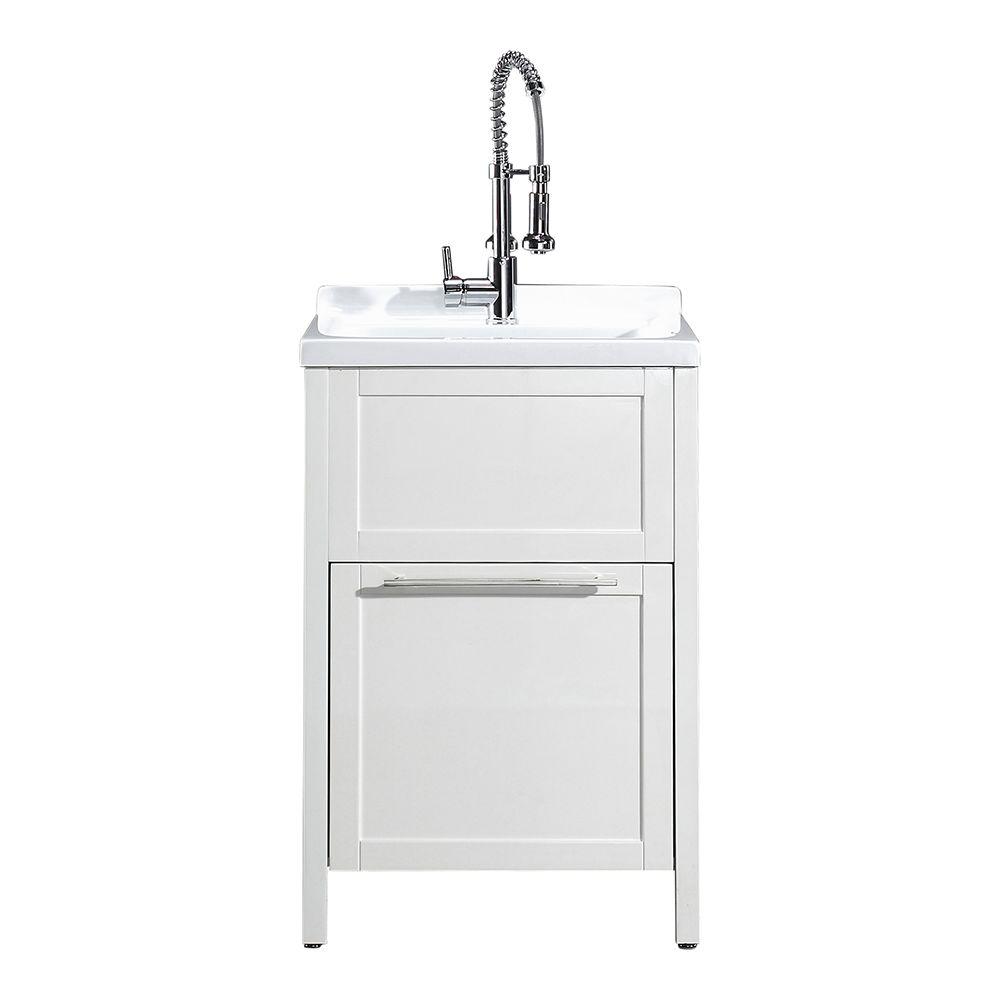 Schon Eleni All In One Kit 24 X 22, Laundry Sink Vanity Home Depot