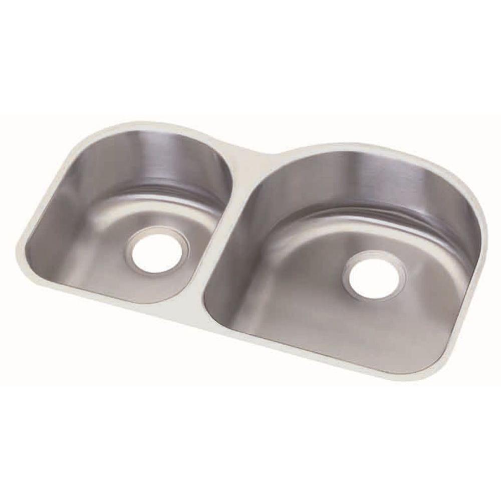 Elkay Dayton Undermount Stainless Steel 31 25 In Double Bowl Kitchen Sink