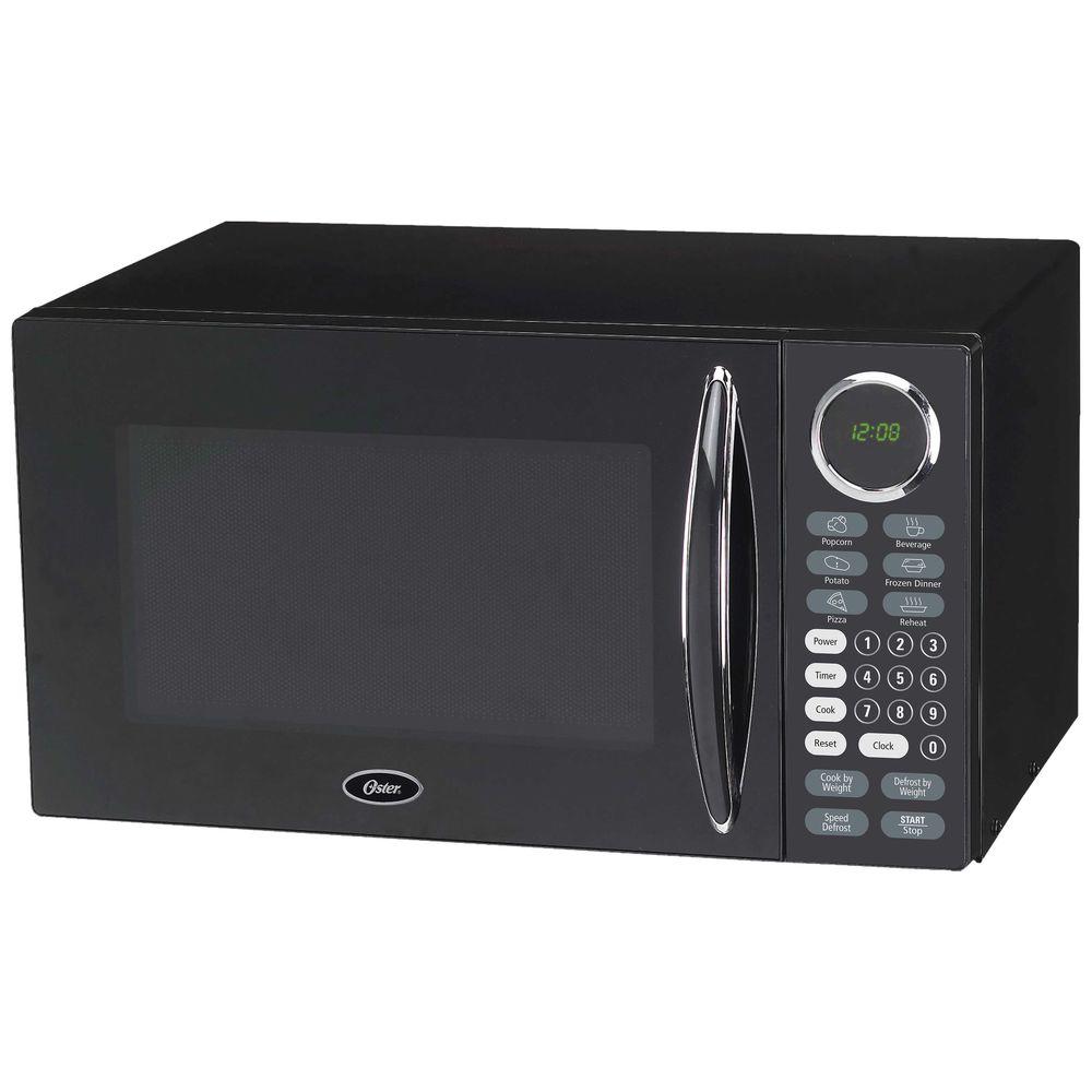 Oster 0.9 cu. ft. Countertop Microwave Oven in Black-OGB8903 - The Home