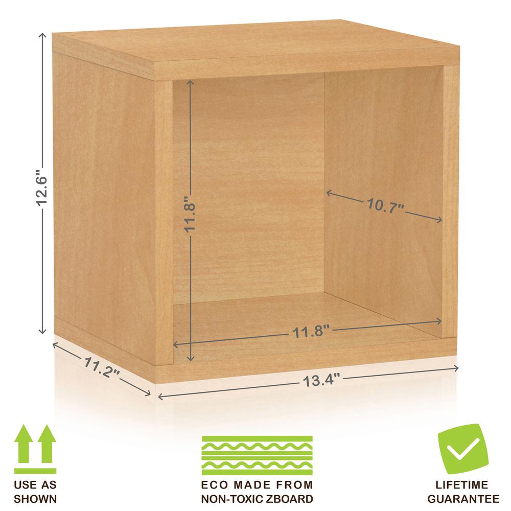 Oak Cube Furniture Storage Accessories The Home Connect System 11 2 In X 13 4 Zboard Stackable Open