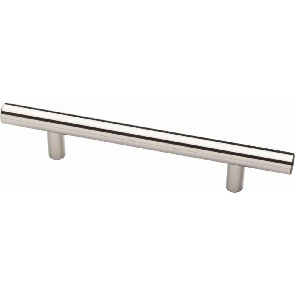 Liberty Essentials 3 In 76mm Center To Center Satin Nickel Steel Bar Drawer Pull 25 Pack P15510k Ss B The Home Depot