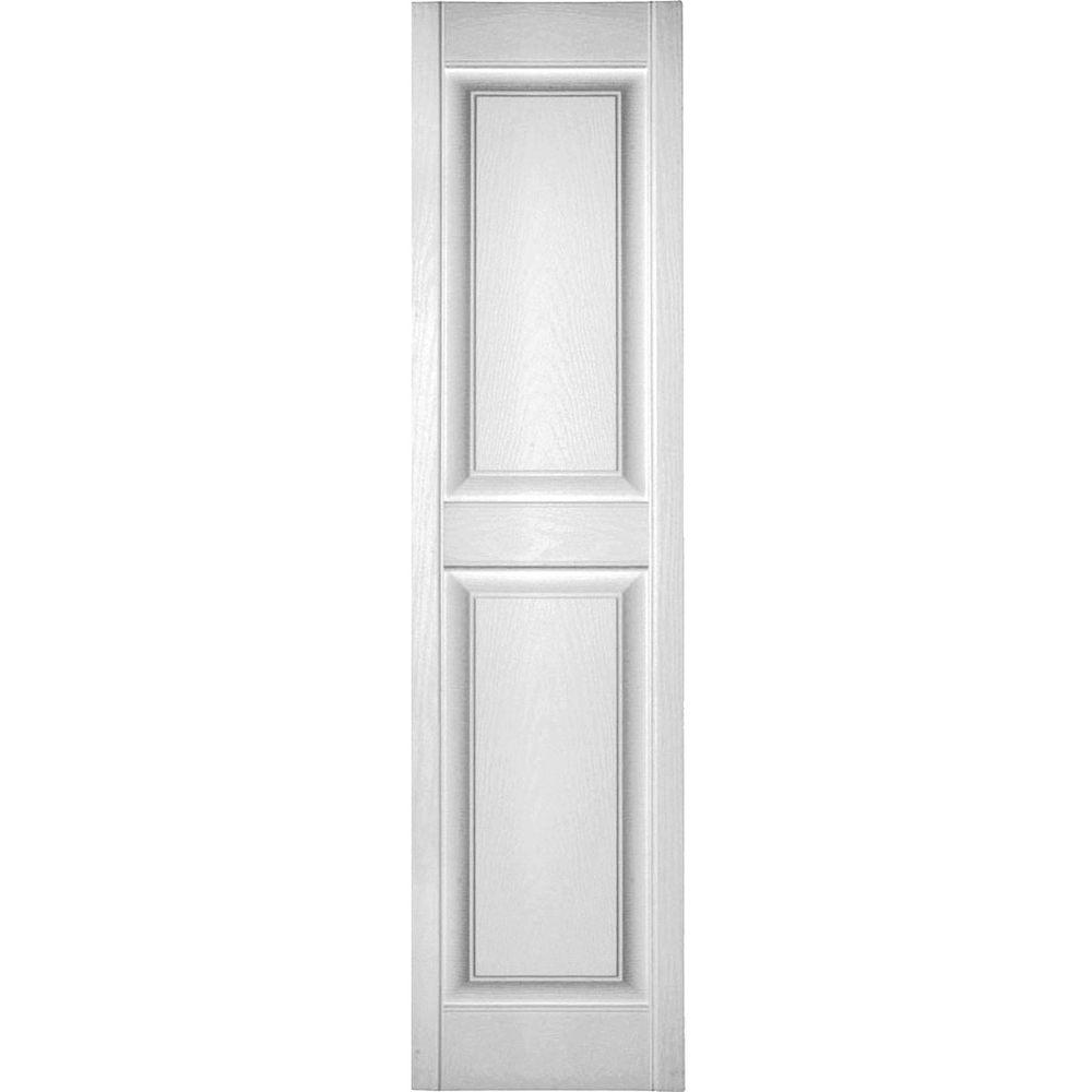 Ekena Millwork 18 In X 68 Lifetime Vinyl Custom 2 Equal Raised Lifetime Vinyl Custom 2 Equal Raised