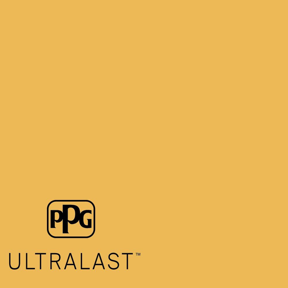 PPG UltraLast 1 gal. PPG12095 Yellow Coneflower SemiGloss Interior Paint and PrimerPPG1209