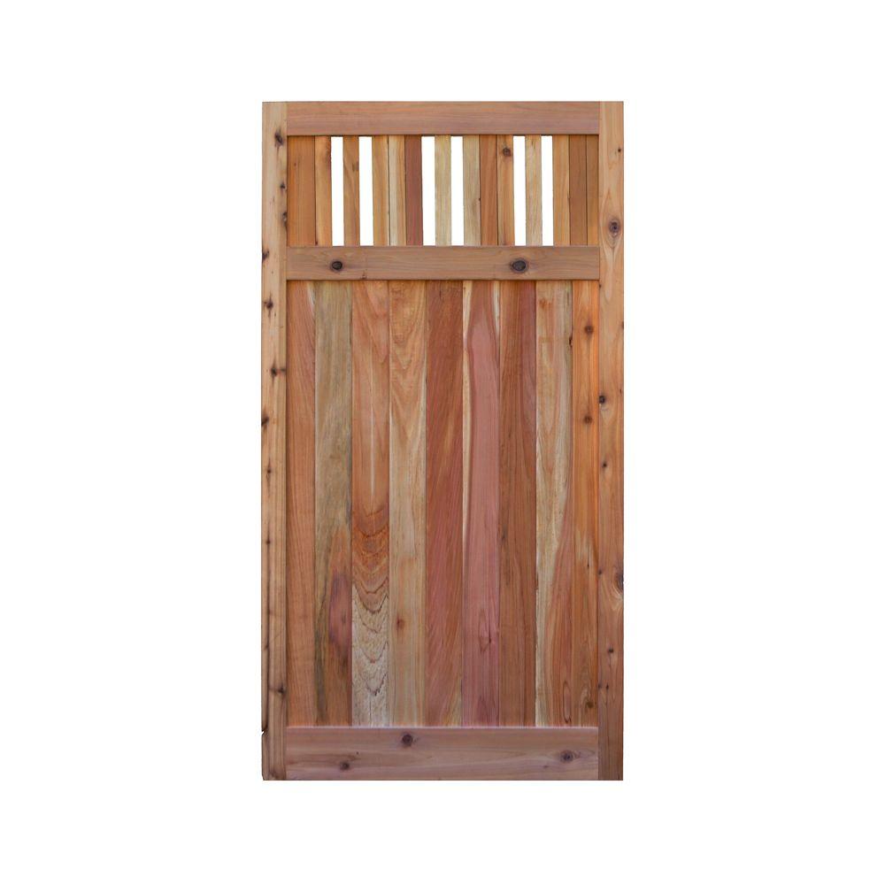 Signature Development 3 ft. x 6 ft. Western Red Cedar Flat Top Vertical