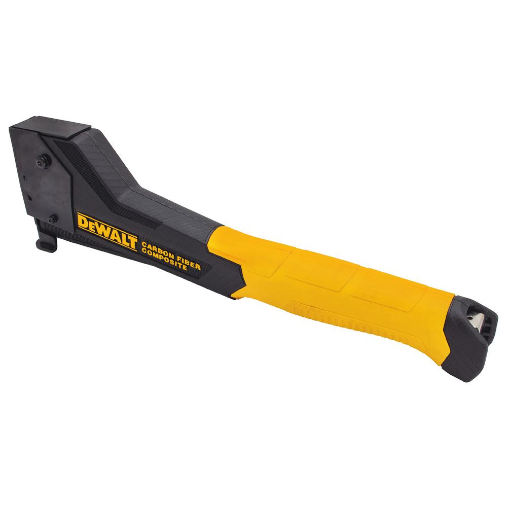 DEWALT Composite Tacker Hammer Style Grip Carbon Fiber Nail Staple
