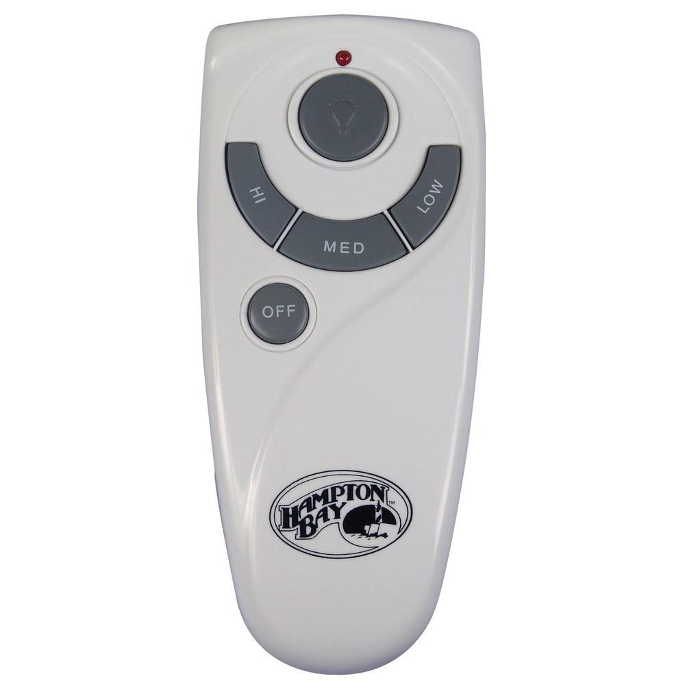 Hampton Bay Ceiling Fan Controls Ceiling Fan Remote Control White 70830