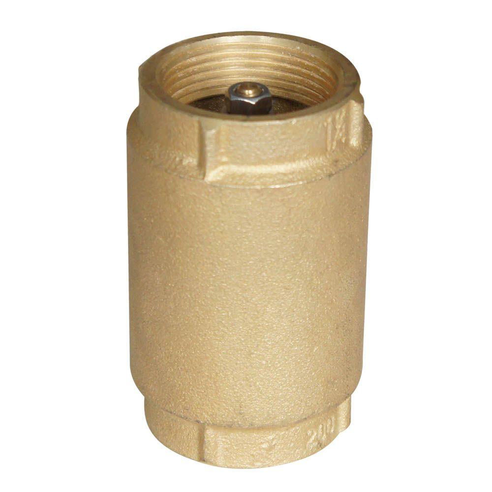 AquaPro 3/4 in. Brass Check Valve100611 The Home Depot
