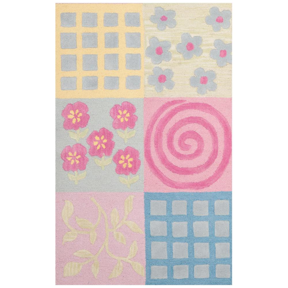 Safavieh Kids Pink Multi 3 Ft X 5 Area Rug Sfk356a Safavieh Kids Pink Multi 3 Ft X 5 Area Rug