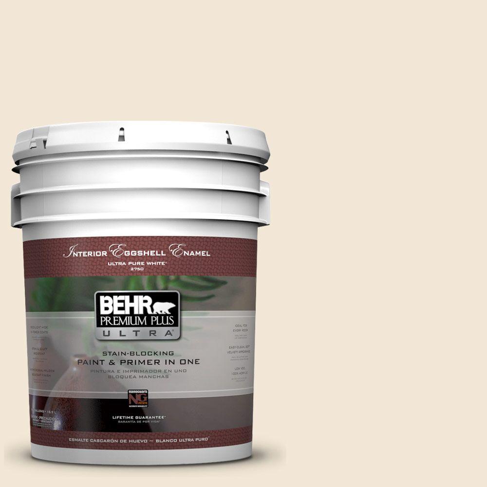 Behr Premium Plus Ultra 1 Gal 13 Cottage White Hi Gloss Enamel Behr Premium Plus Ultra 1 Gal 13 Cottage White Hi Gloss Enamel Interior Paint And Primer In One 875001 The Home Depot