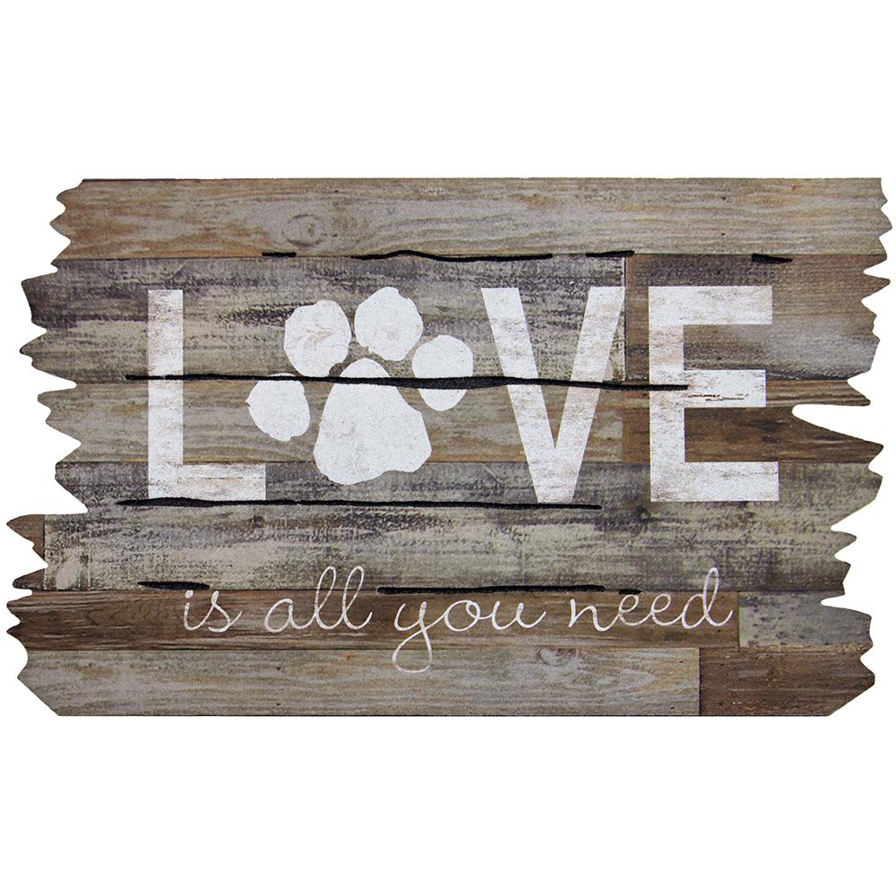 Apache Mills Love Is All You Need Paw Print 18 In X 30 Door Mat Apache Mills Love Is All You Need Paw Print 18 In X 30