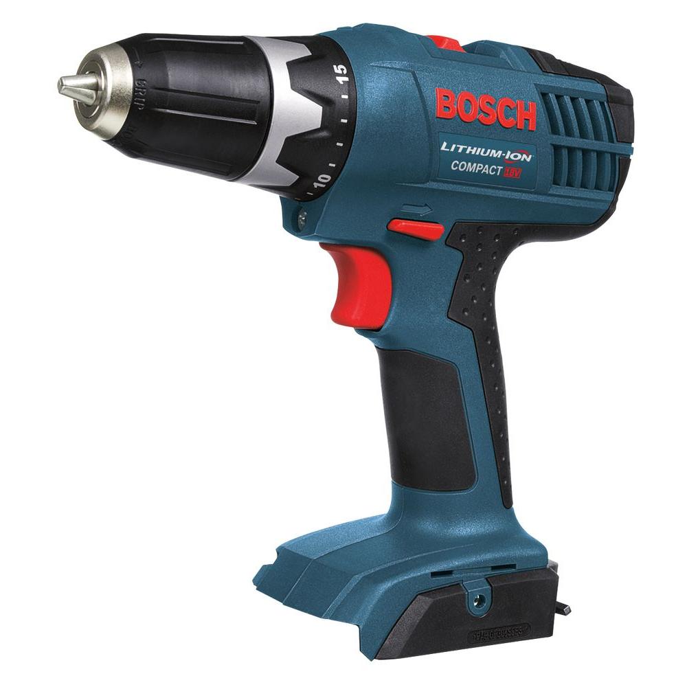 Bosch 18Volt LithiumIon 3/8 in. Cordless Compact DrillDriver (Tool
