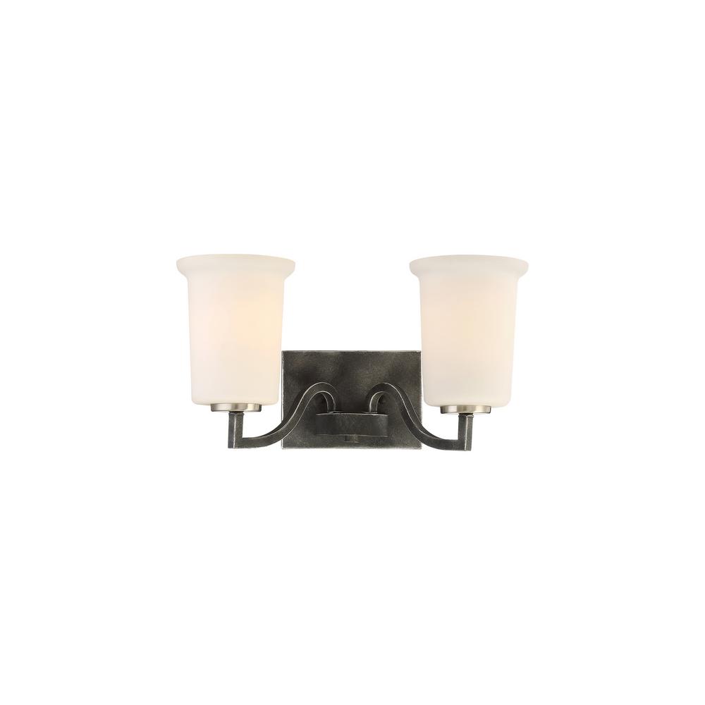 Filament Design 2 Light Iron Black Bath Hd 606372 The Home Depot 2 Light Iron Black Bath