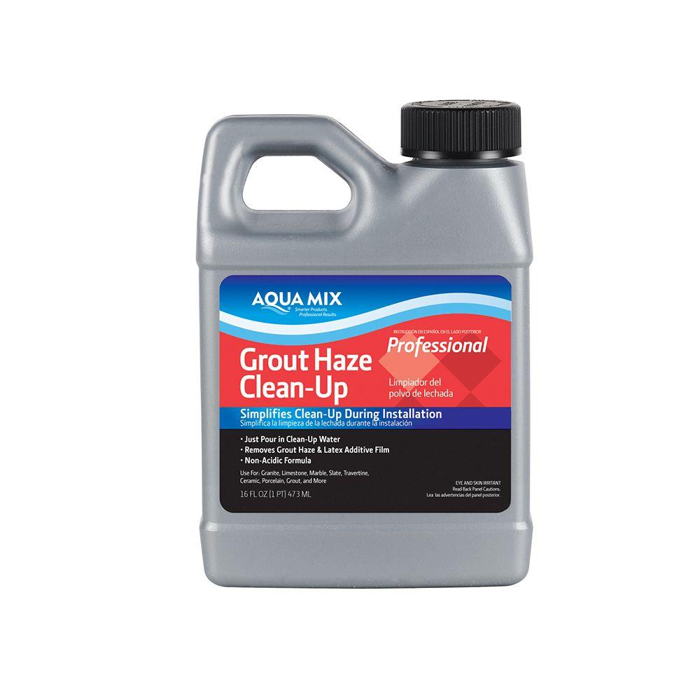 Cleaning grout haze