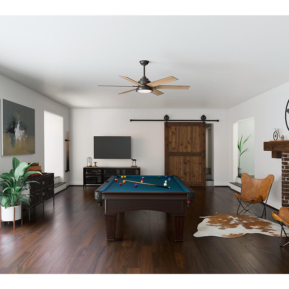 pool table light with ceiling fan