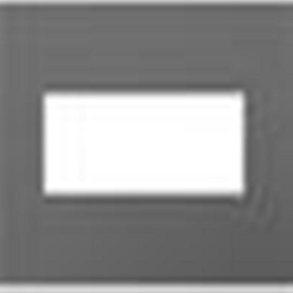 Legrand adorne 2Gang 2 Module Wall Plate, MagnesiumAWP2GMG4 The