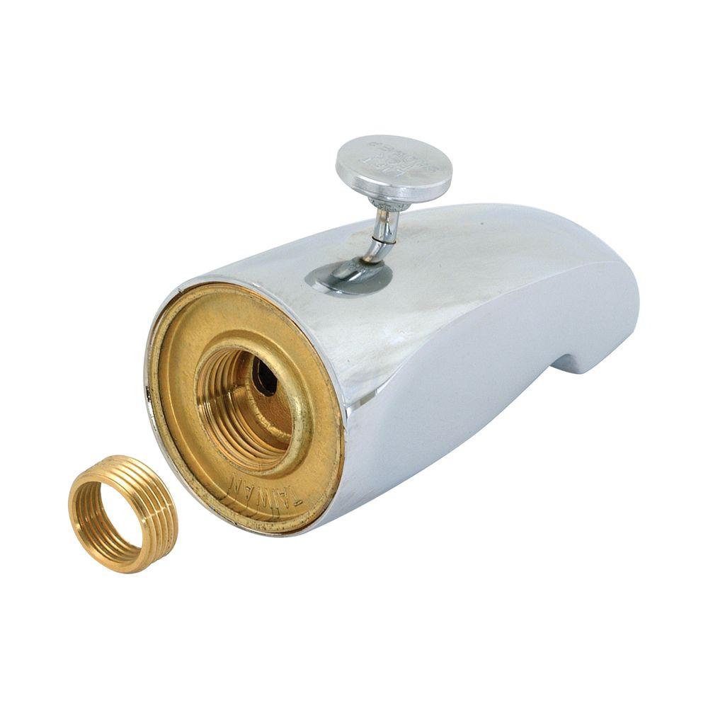 EZFLO Brass Diverter Spout with Face Bushing, Chrome15081 The Home