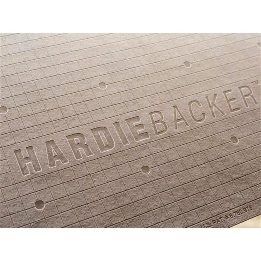 James Hardie HardieBacker 3 ft. x 5 ft. x 1/4 in. Cement ...