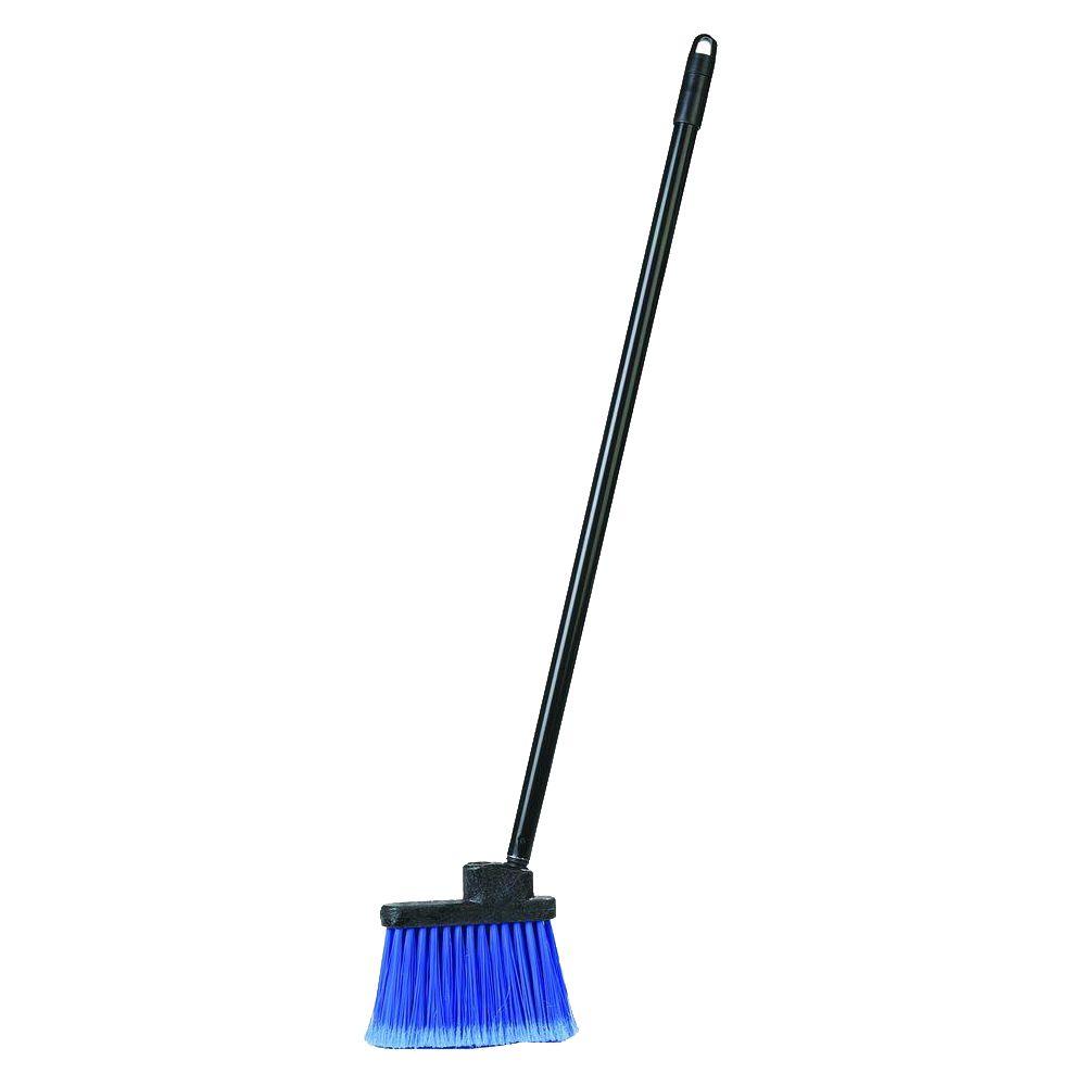 Carlisle 36 inch Duo-Sweep Flagged Lobby Broom with Blue Bristles, Includes... by Carlisle