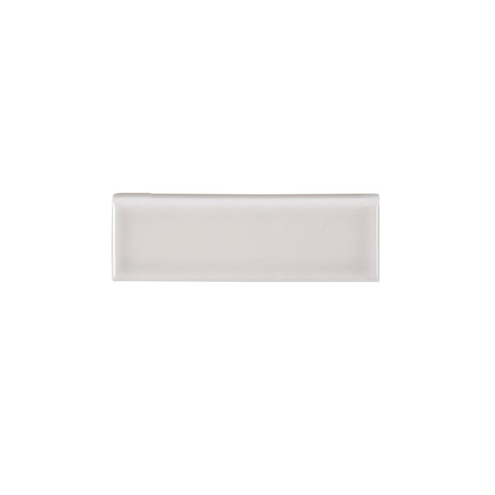 Tile Trim The Home Depot Weather Grey 2 In X 6 Ceramic Single Bullnose Trim Tile