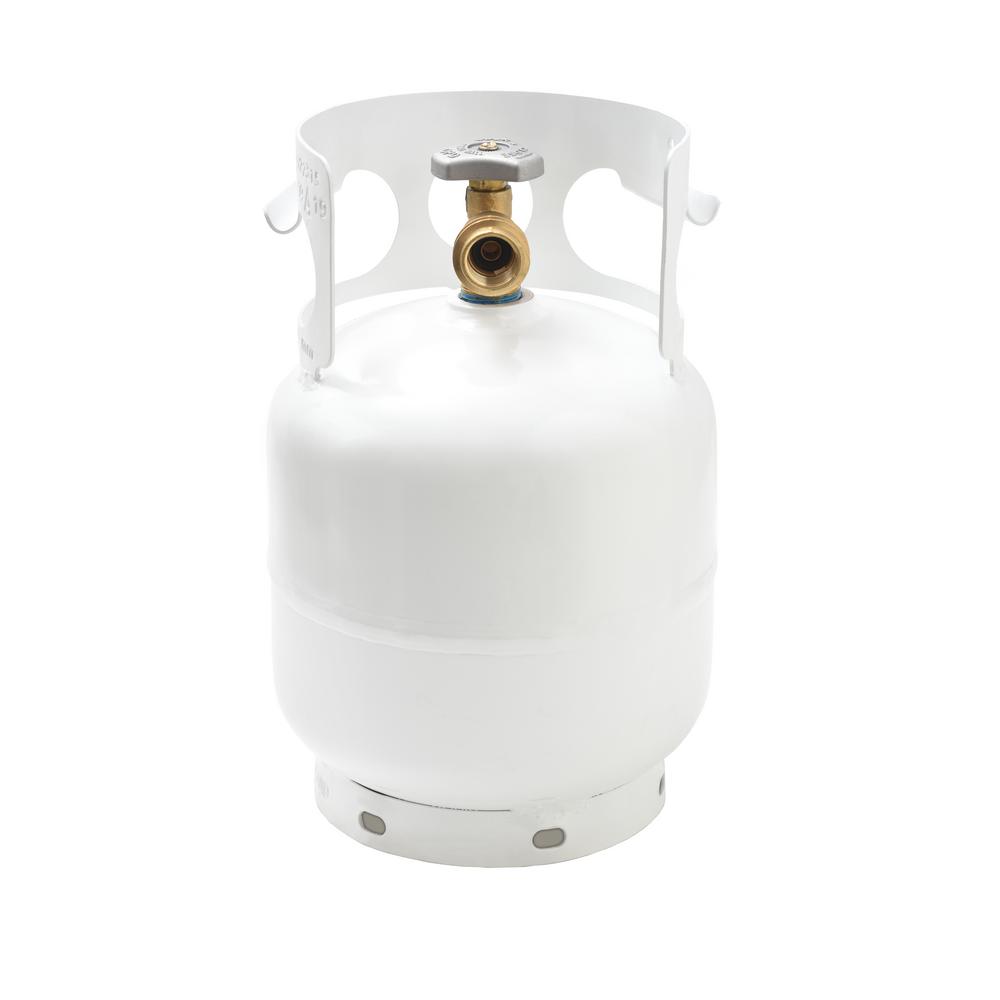 Worthington 281149 1-Gallon Steel Propane Cylinder With Type 1 With Overflow Prevention Device Valve