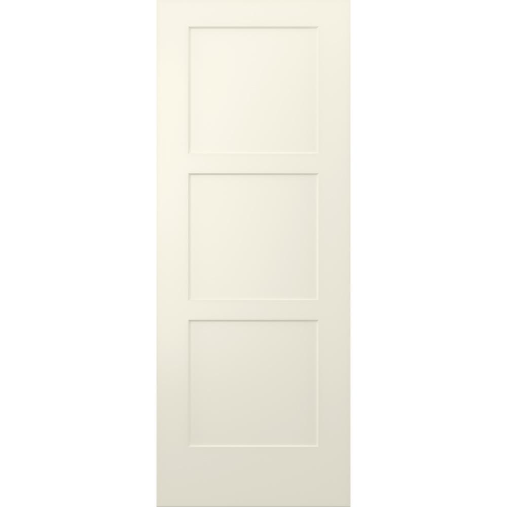 Jeld Wen 32 In X 80 In Birkdale Vanilla Paint Smooth Hollow Core Molded Composite Interior Door Slab