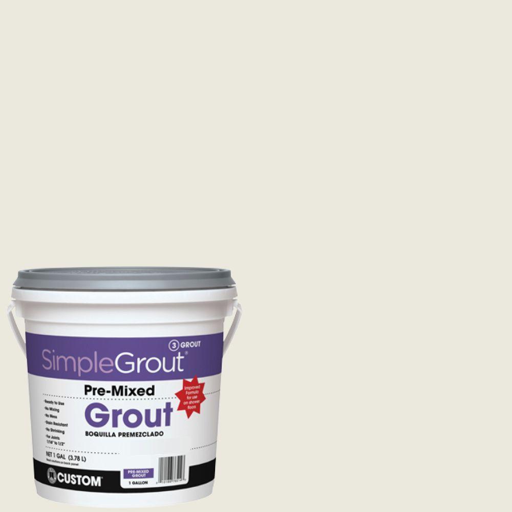 Custom Building Products Simplegrout 381 Bright White 1 Gal Pre