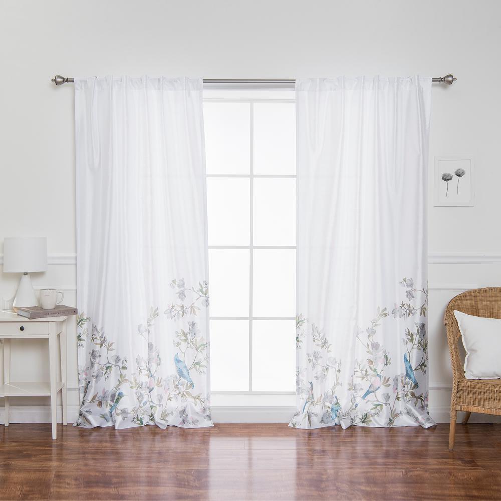 White Animal Print Curtains Drapes Window Treatments The